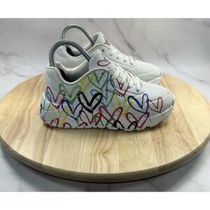 Skechers Street Uno‎ Lite Spread The Love Shoes Sneakers 314064L Kids Size 13